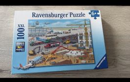 Ravensburger Puzzle 100 Teile XXL Flughafen Baustelle 6+ Jah