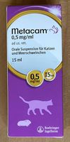 Metacam Schmerzmittel für Katzen und Meerschweinchen 15ml