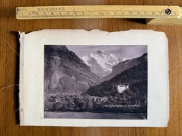Interlaken (BE) Ansicht mit Jungfrau 1899+/-