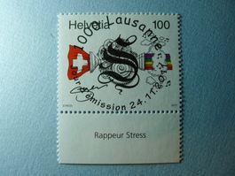 2011 Sondermarke Rapper Stress ET Vollstempel mit Rand