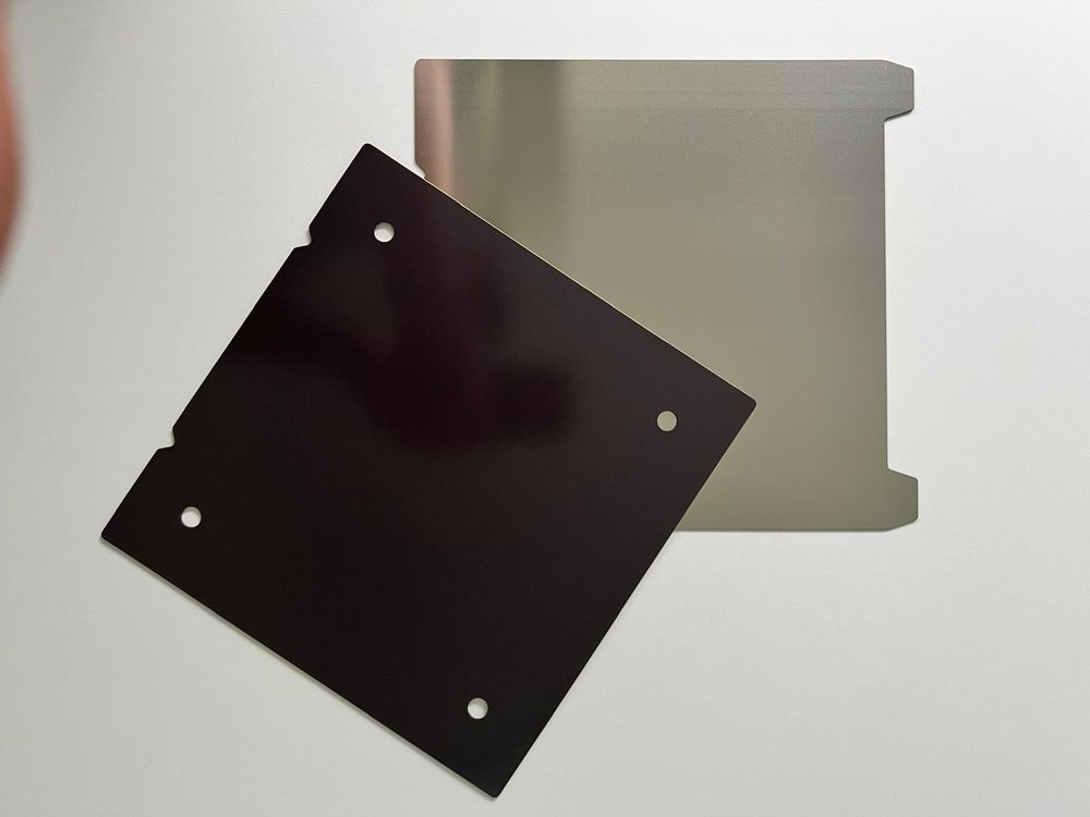 WZCXYX Flexible Bauplatte Aus Federstahl, 202x128 Mm – Magnetische Basis Für Harz-3D-Drucker (z.B. Anycubic Mono X)
