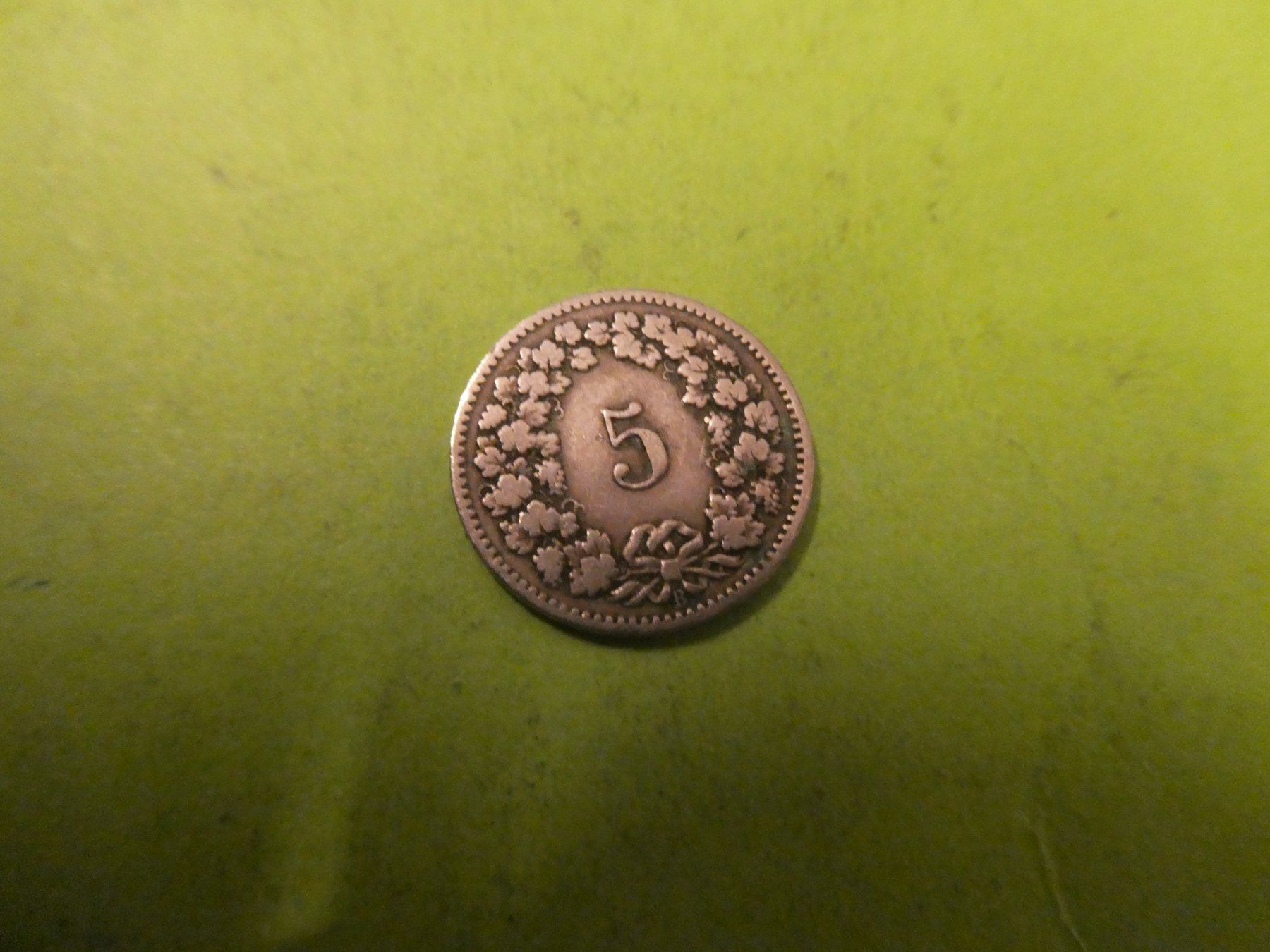 Toutes les monnaies: Schweiz 1904, 5 Rappen – D'occasion à Hinterforst par Rohusri 1