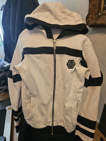 Philipp Plein Hoodie, weiss , Grösse M, Winter Angebot!