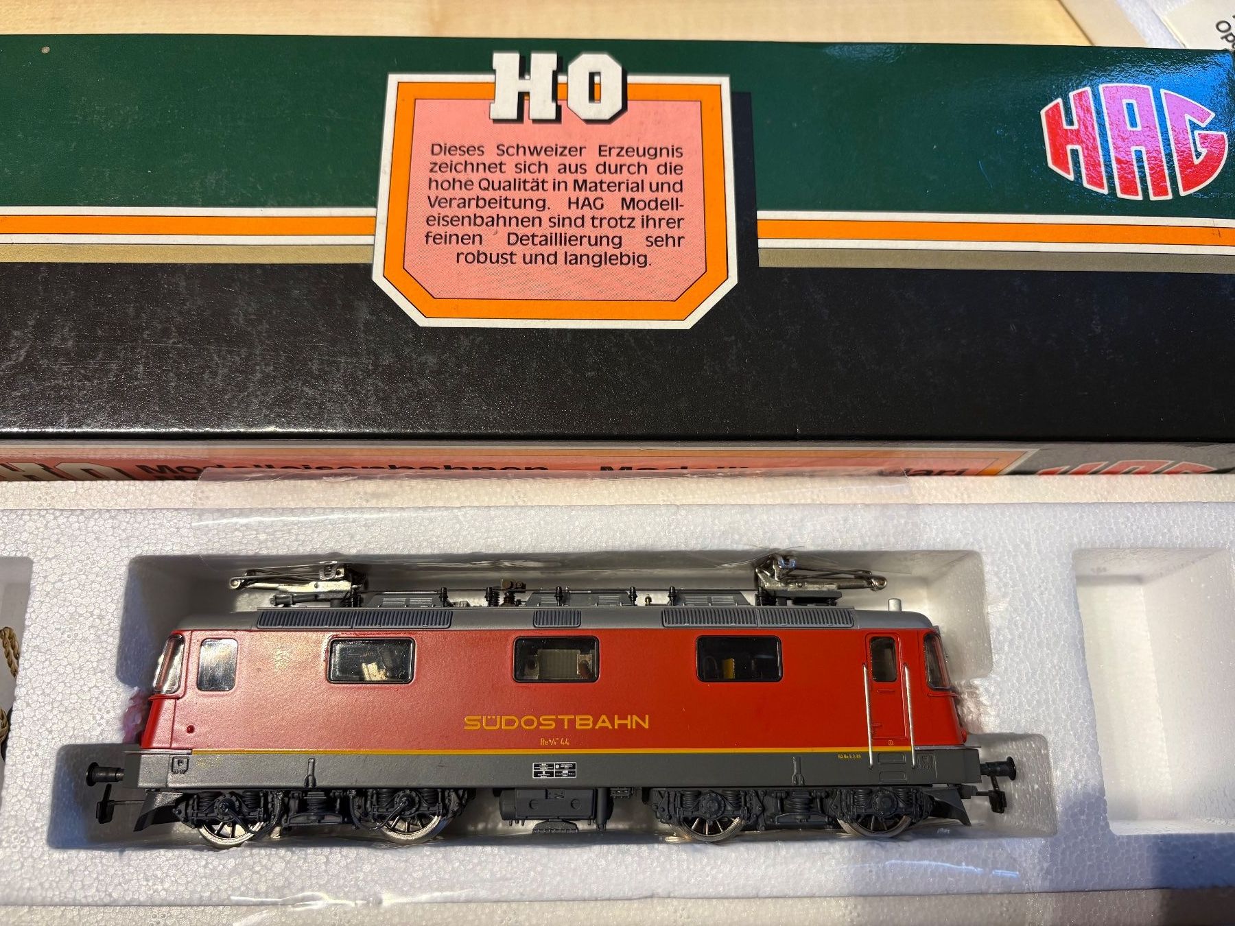 Hag Trains électriques: Hag 270   Re4/4III SOB – Neuf avec emballage d'origine à Corcelles Payerne par Pierre66 7