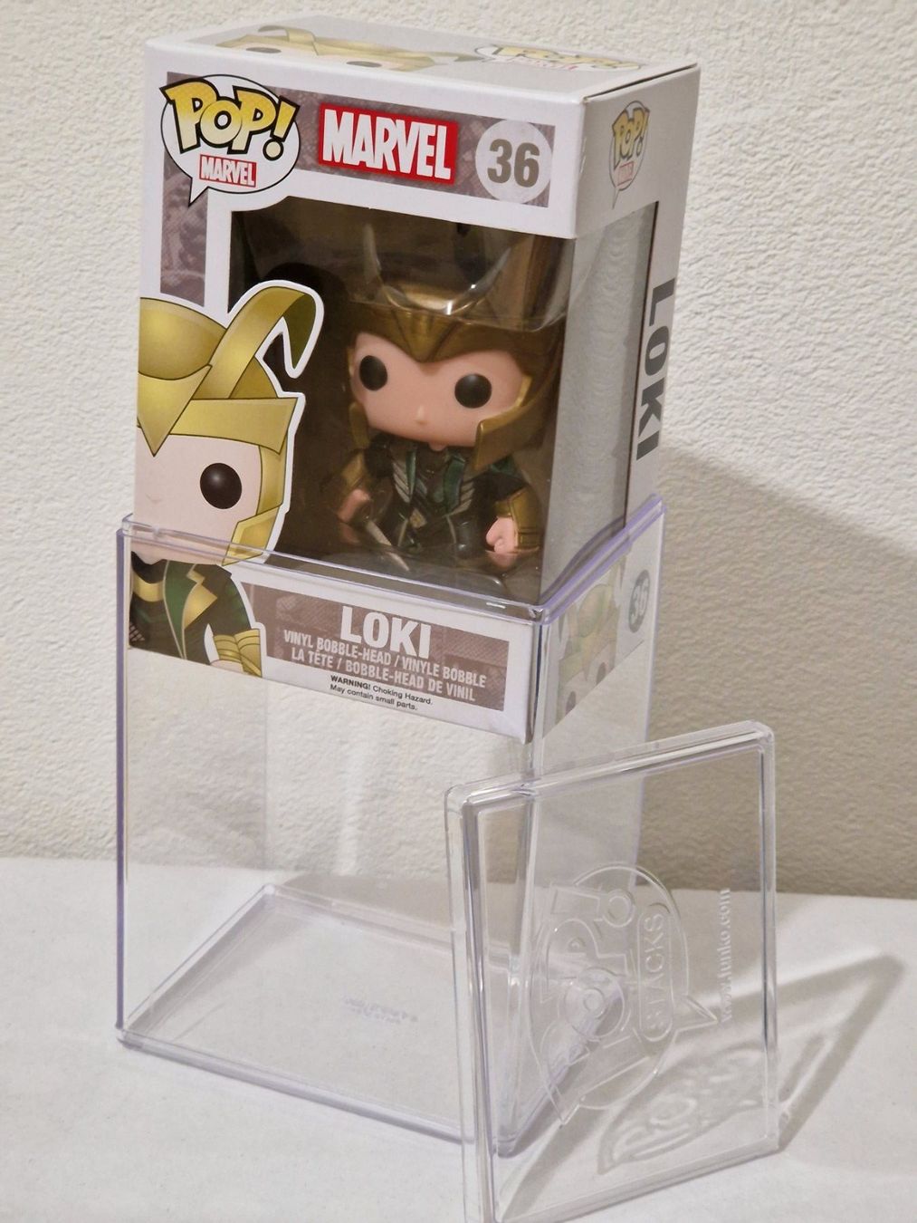 Funko Figuren: Funko Pop Marvel Loki #36 + Acryl-Schutzhülle – Neu (gemäss Beschreibung) aus Igis von Vulleta.38 2
