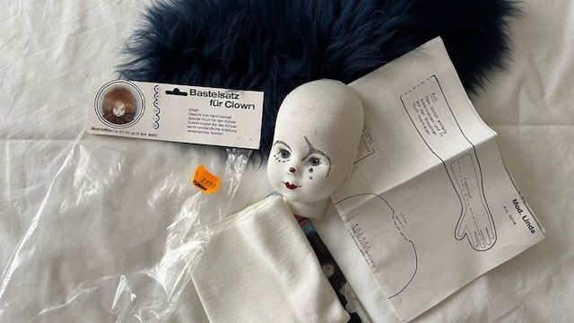 Kit bricolage: Clown - Bastelsatz – Nuovo e nell'imballaggio originale da Lostorf venduto da Felixa64 2