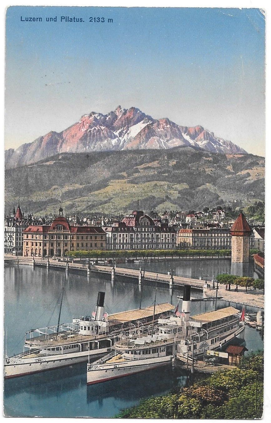 Cartoline postali: Luzern Dampfschiffe – Usato da Olten venduto da clotaldi