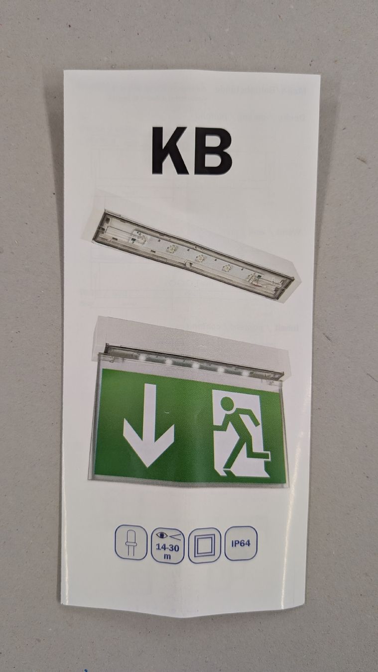 Lampadari & plafoniere: Notleuchte Typ KBU013SC Notbeleuchtung – Nuovo e nell'imballaggio originale da Volketswil venduto da mar_c5pv 1