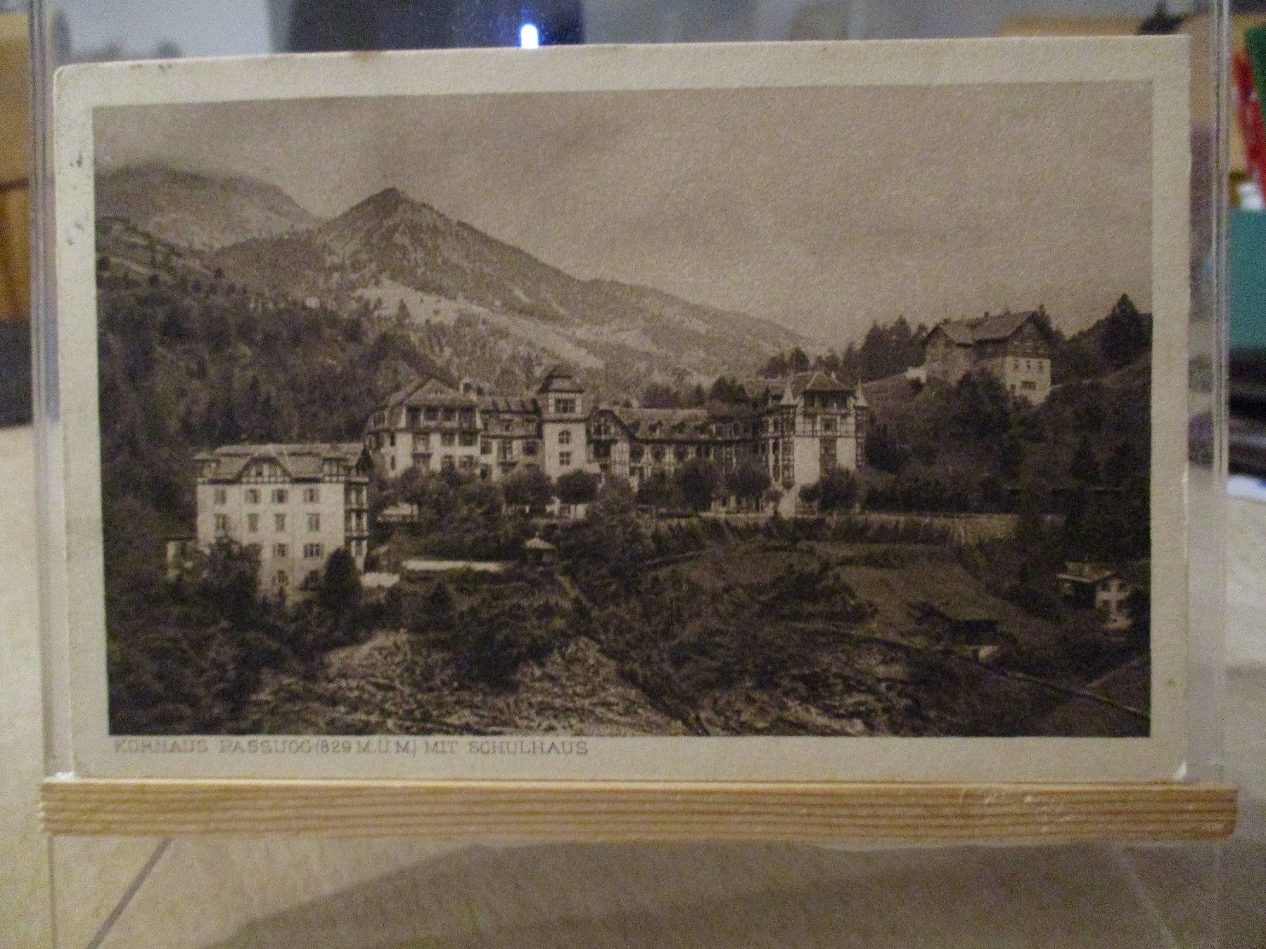 Cartoline postali: Kurhaus Passugg Chur  Postkarte   1925  1 – Usato da Felsberg venduto da sanwill