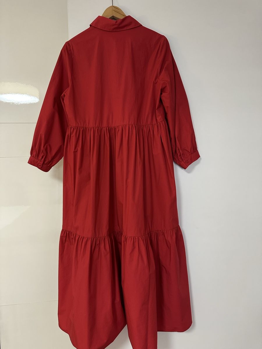 Vestiti: Maxikleid von Bonmarché Paris, Grösse 36 rot – Usato da Adliswil venduto da patrizia.roth01 1