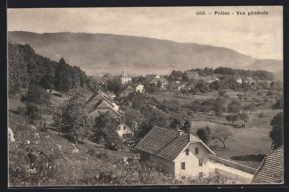 Cartoline postali: AK Prêles, Vue générale, 1914 – Usato da Berlin venduto da bartko-reher