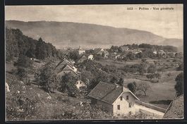 AK Prêles, Vue générale, 1914