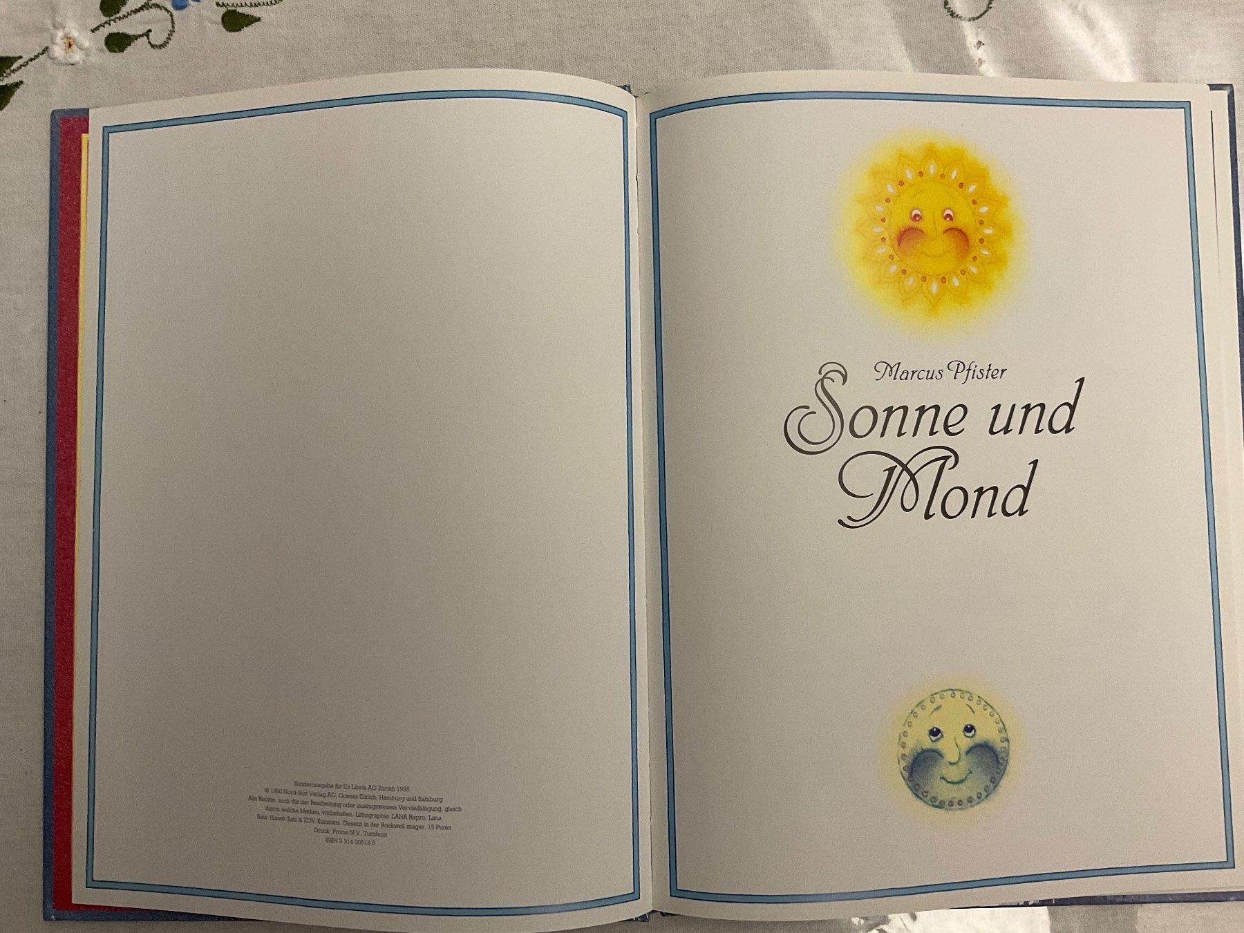 Bücher: Sonne und Mond - Markus Pfister – Neu (gemäss Beschreibung) aus Dinhard von R.B.G23 2