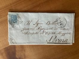 Sehr alter Beleg Italien von 1868