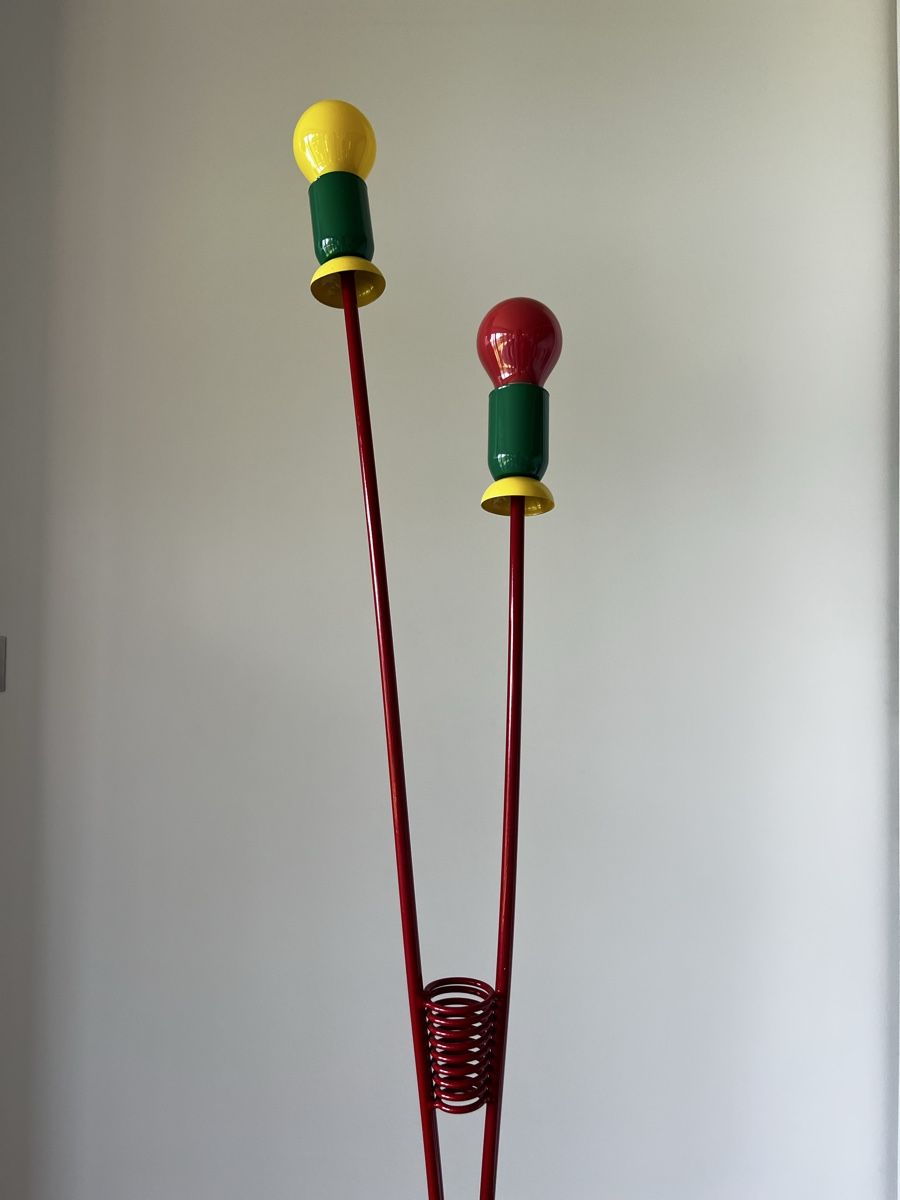 Lampade: Memphis Style Vintage Floor Lamp - 80s Postmodern – Usato da Oberägeri venduto da Theonose74 2