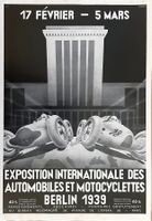 Expo Berlin Autos & Motos - Alte Werbung / Publicité 1939