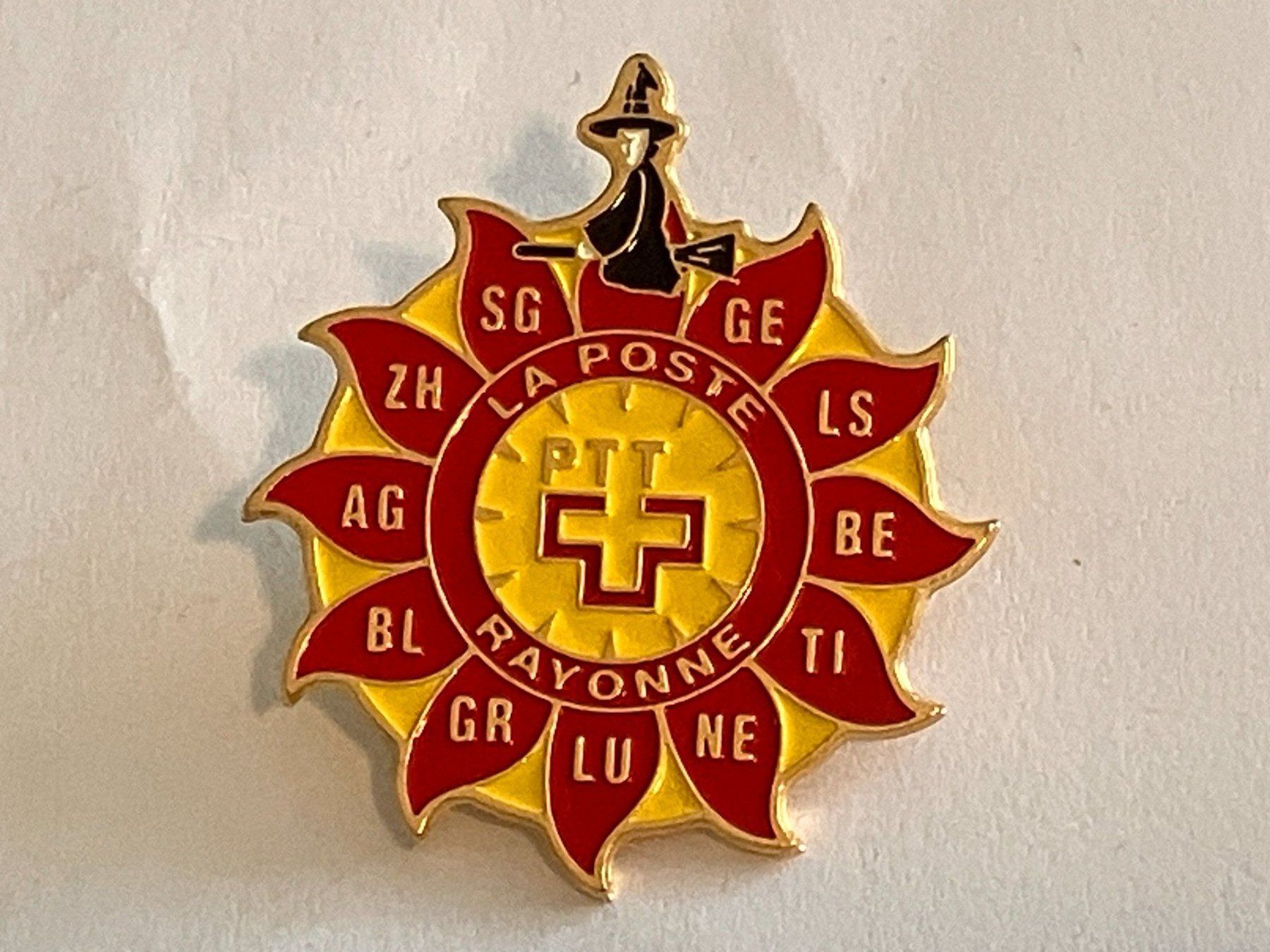 Placchette & Badge: 1 Pin PTT La Poste Rayonne – Usato da Basel venduto da djwwpp