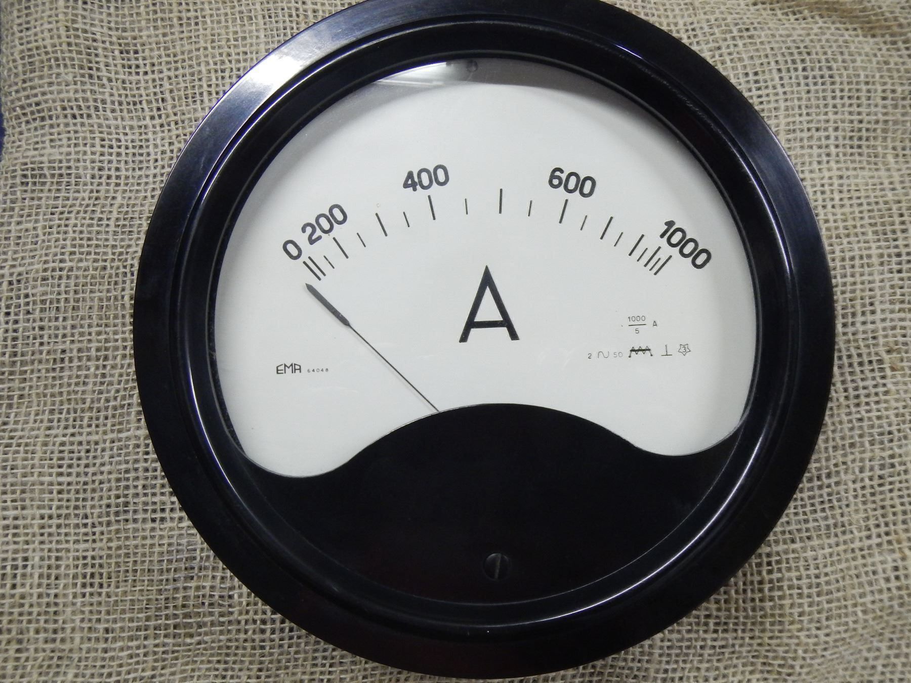 Misurare: Amperemeter EMA  D. 20 cm – Nuovo (secondo la descrizione) da Lodrino venduto da gtv79