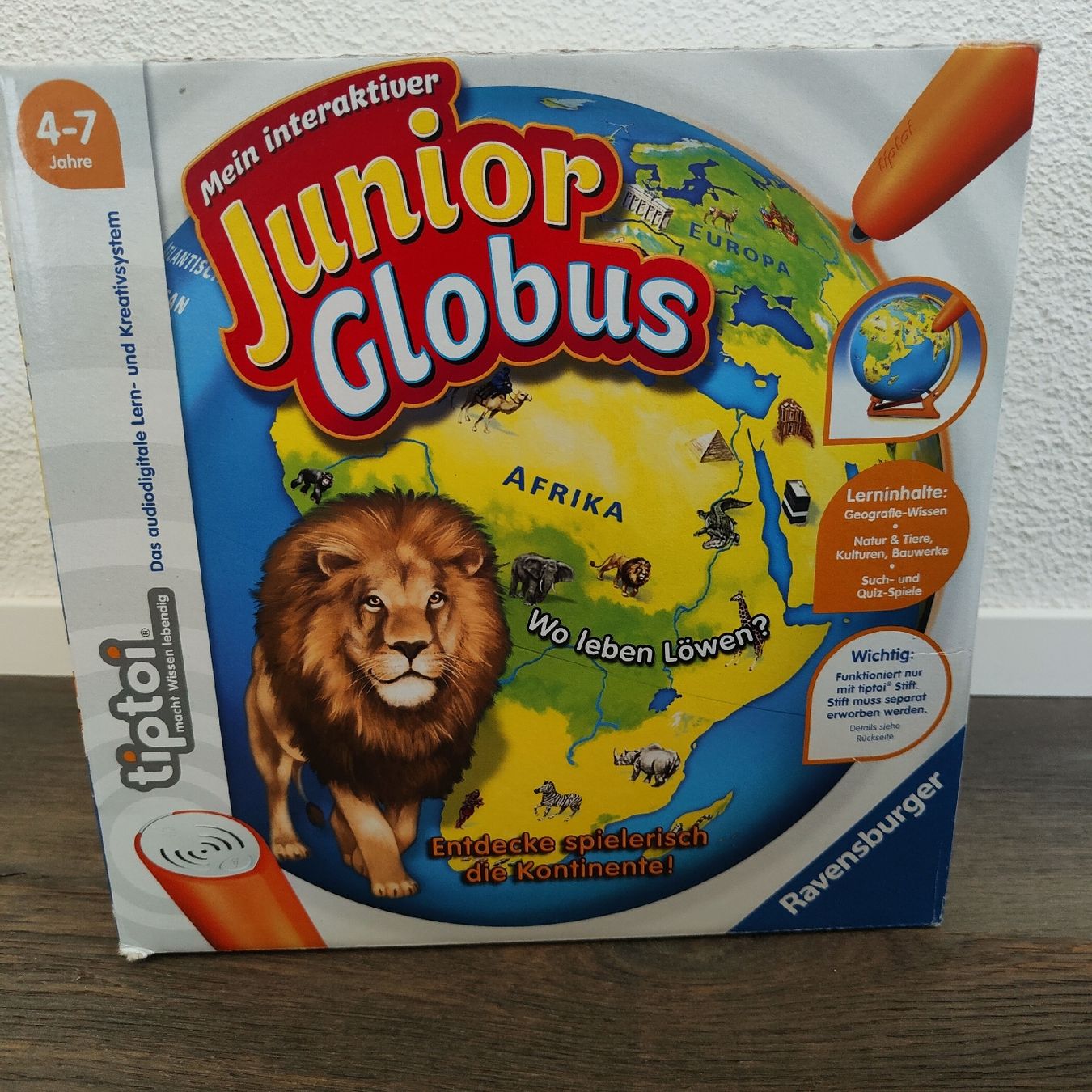 Tiptoi Giochi: Tiptoi interaktiver Junior Globus, 4-7 Jahre – Usato da Aesch ZH venduto da TaniTomy 1