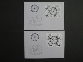 2017 Nr.1622+1623 im 4er Block auf FDC