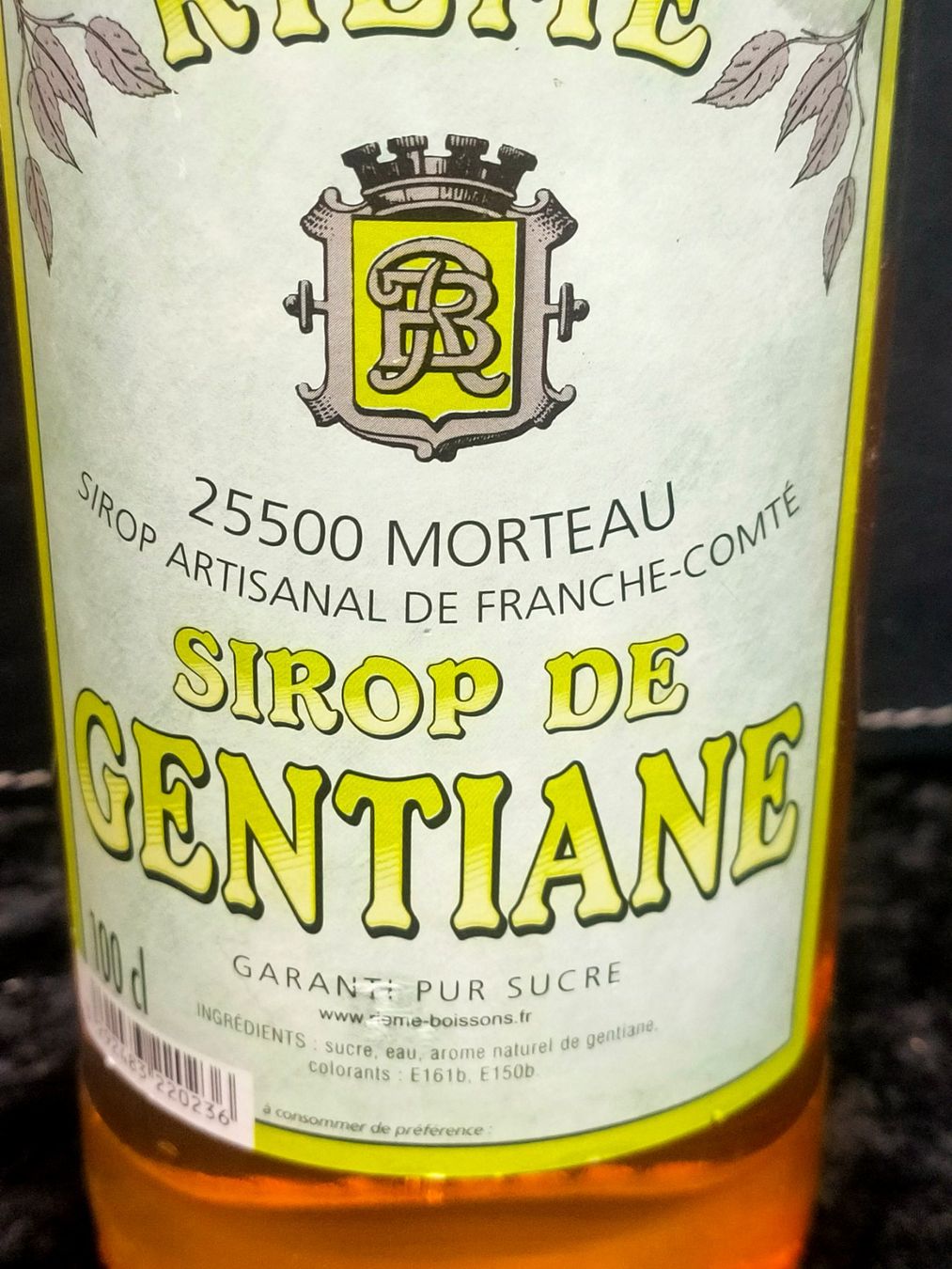Sonstiges zum Sammeln & Seltenes: SIROP DE GENTIANE – Gebraucht aus Genève von Leboucheoreilles 3
