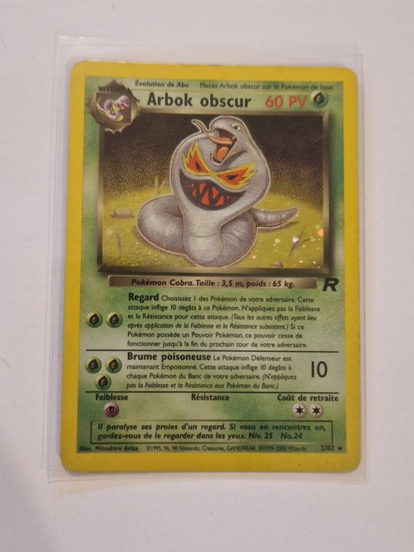 Pokémon Carte collezionabili: Arbok obscur (TR 2) holo – Usato da Murist venduto da suki453