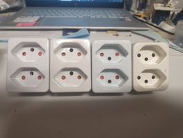 Zweifachstecker 2xTyp13 Weiss 2xT13 Mehrfachstecker Anzahl?