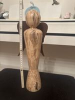 Holzengel, handgefertigt, ca. 38cm gross, Herbstdeko