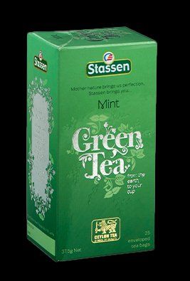 Lebensmittel & Spezialitäten: Stassen - Mint Green - Gastro-Teebeutel – Neu und originalverpackt aus Gampelen von Geschenkxy