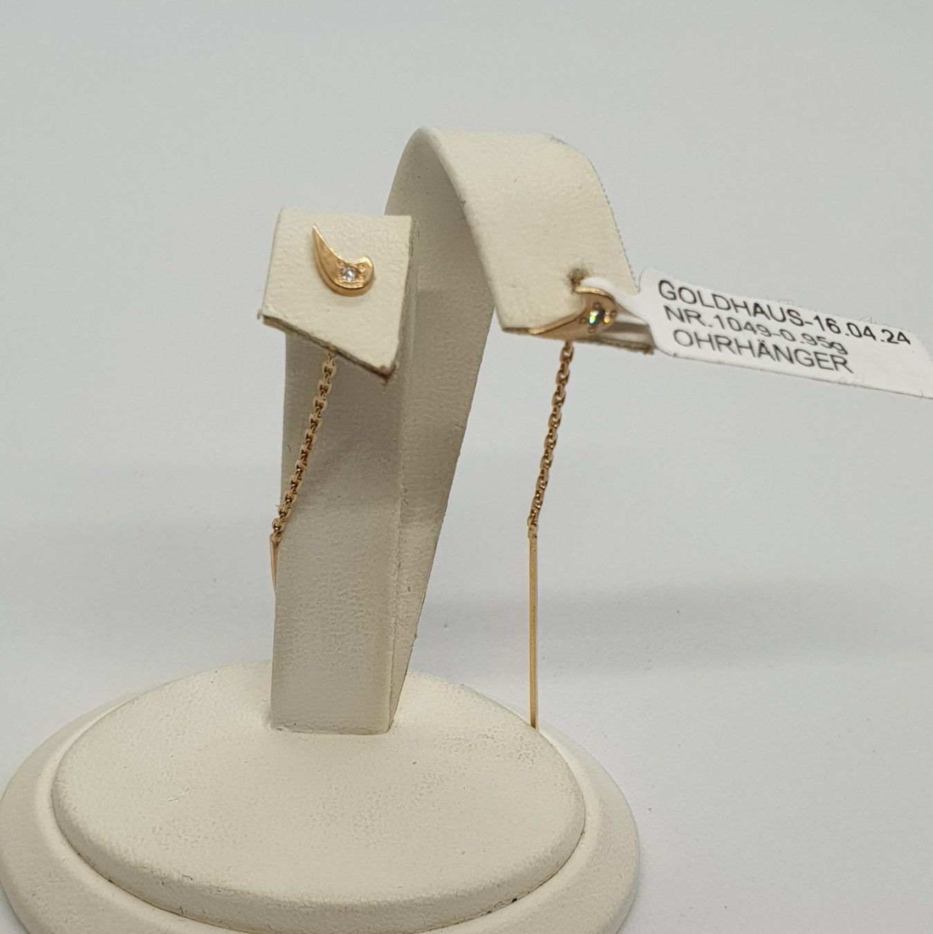 Orecchini pendenti & Orecchini a lobo: Echt 14K Gold Ohrhänger – Usato da Luzern venduto da Luzern-Goldhaus