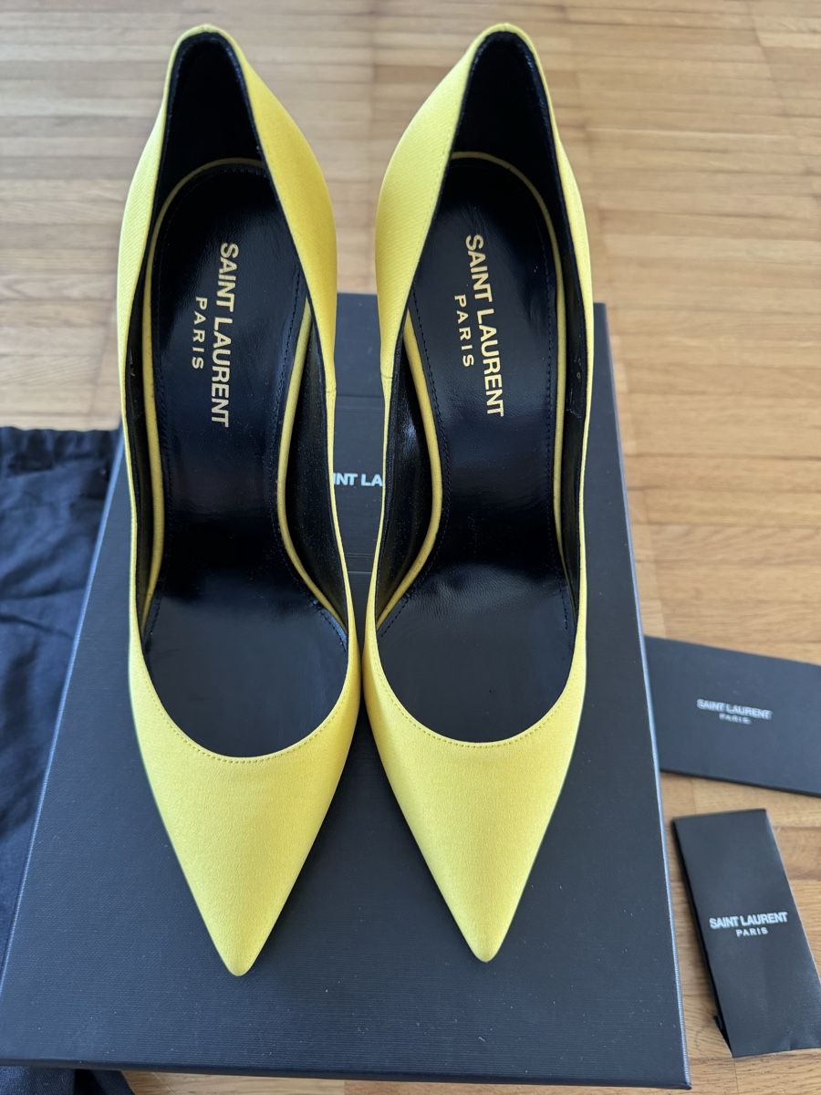 Saint Laurent Scarpe da donna: YSL Pumps silk Gr.38 / 10cm höher Absatz – Nuovo e nell'imballaggio originale da Pfäffikon SZ venduto da EMMA0111 3