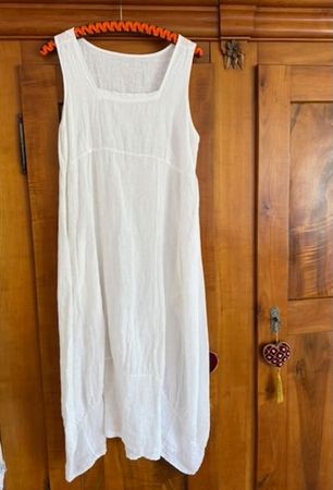 Luftiges weisses BW-Sommerkleid, wie neu. Ca Gr. 40