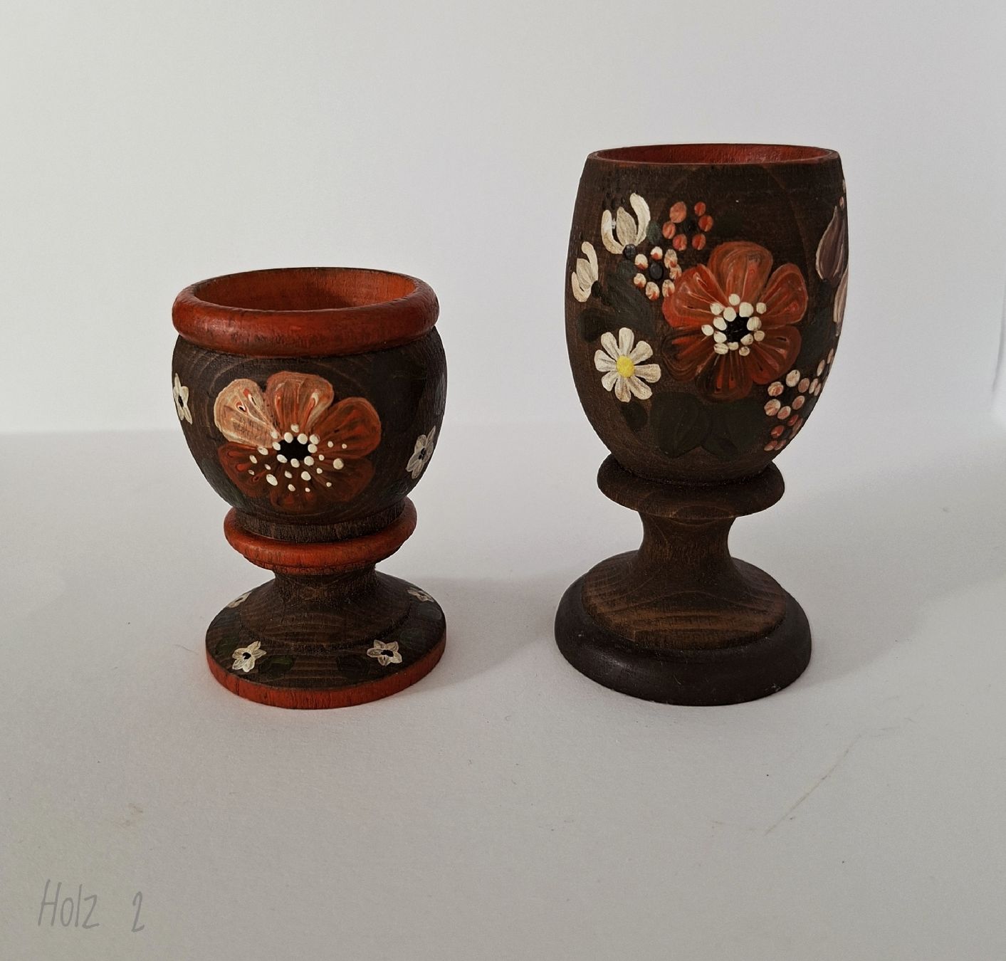 Altre Stoviglie: 2 vintage Eierbecher aus Holz – Usato da Dietikon venduto da Magi2 4