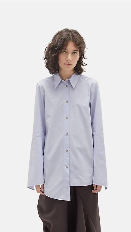 Camicette: Acne Studios Balzac Soft Pop Bluse  Lavender – Usato da Winterthur venduto da rom_6cqd 3