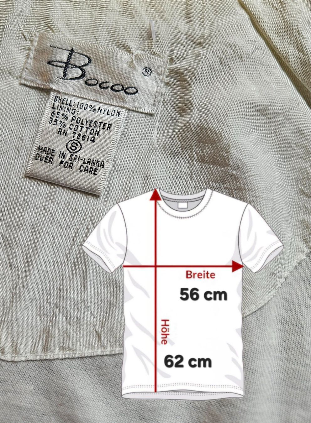 Giacche: Jacke Bocoo Nylon Grösse S retro vintage – Usato da Hägglingen venduto da United-Village-Trade 4