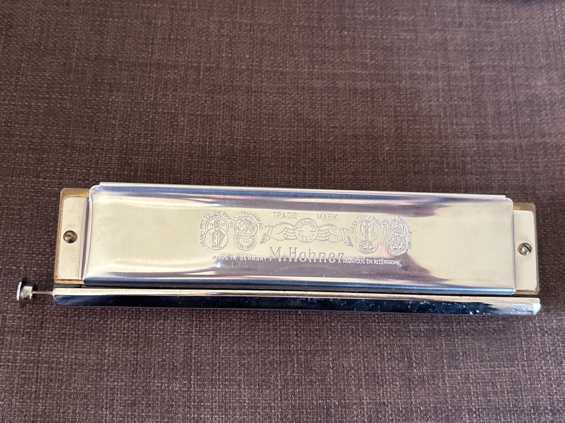 Hohner Strumenti musicali: M. Hohner Chromonica III Mundharmonika – Usato da Genève venduto da Livsonman 1