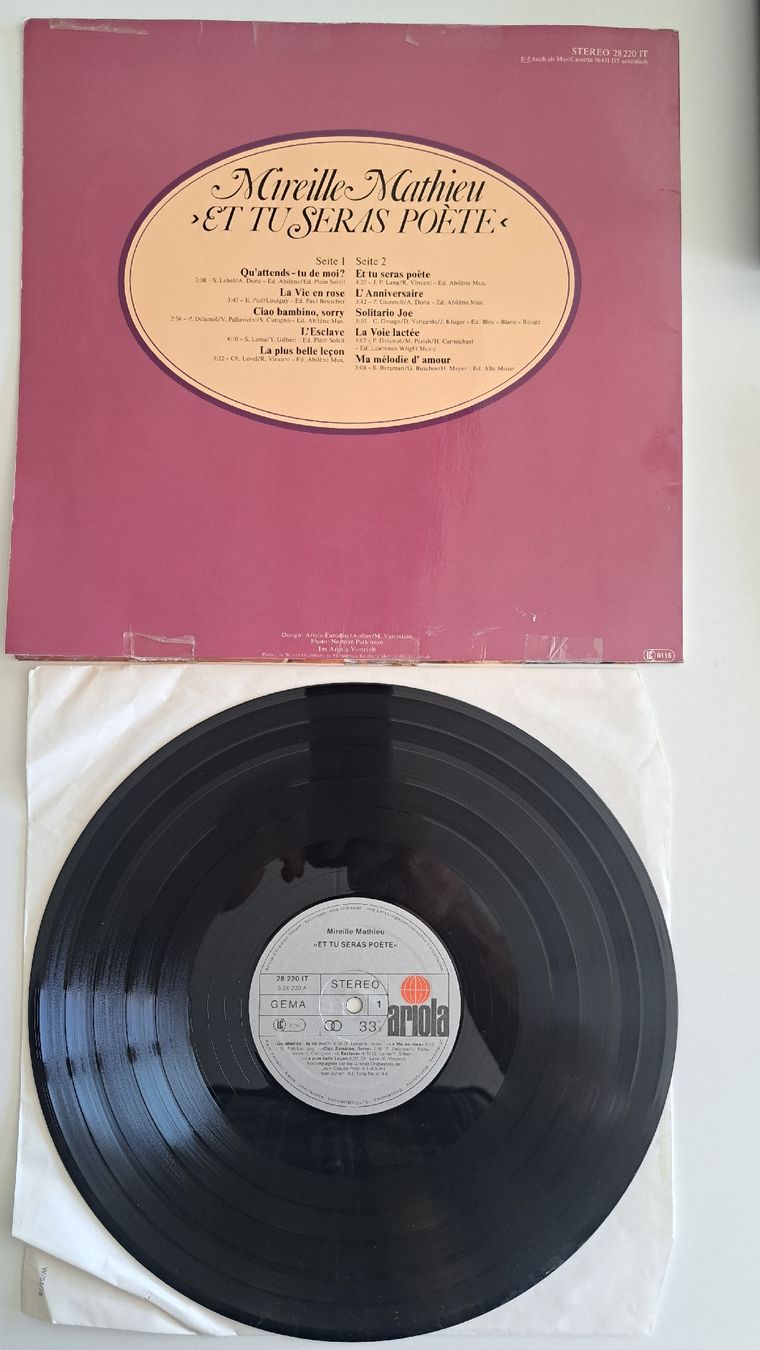 Schallplatten: Disque Mireille Matthieu – Gebraucht aus Chexbres von namiwik 1