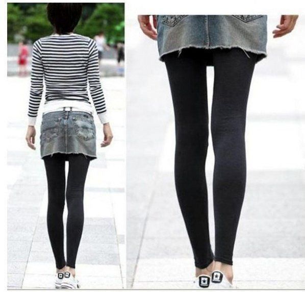 Leggings: leggins collants velours extra doux gris – Neuf avec emballage d'origine à Morges par M-Store 3
