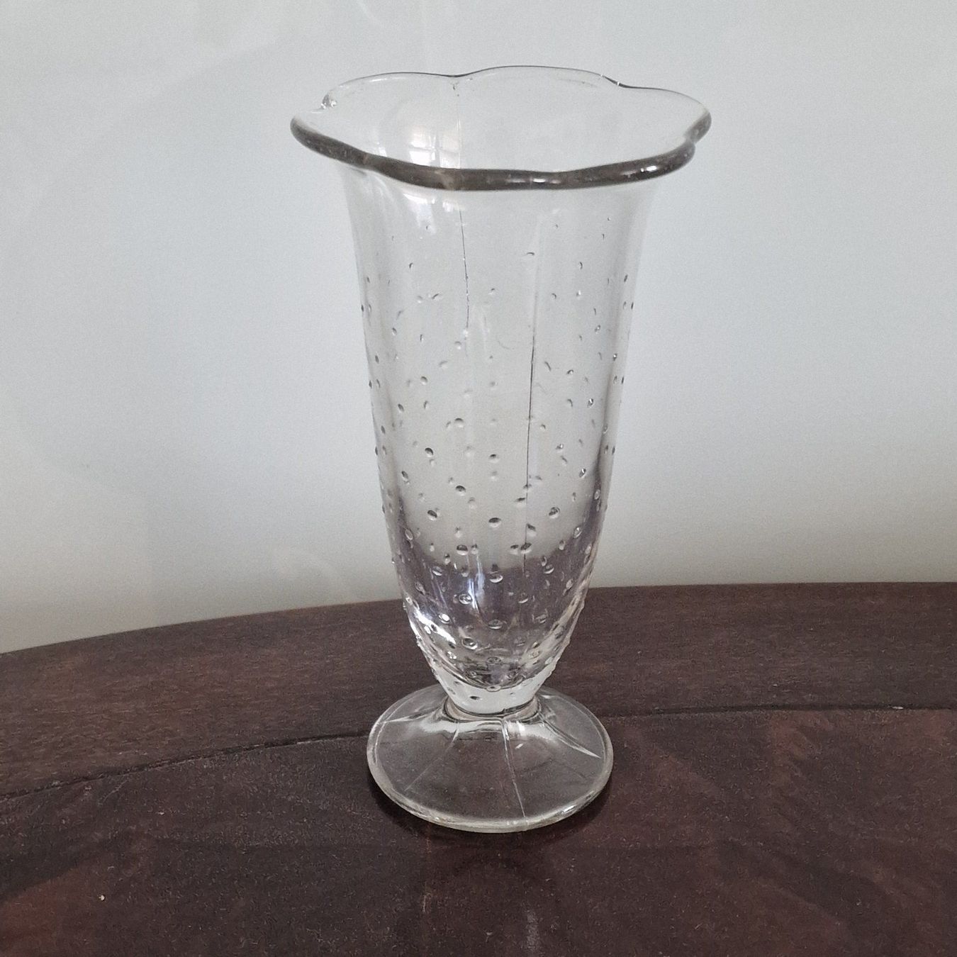 Vasi & Recipienti: Dekorative Vintage-Glasvase mit Blasenmuster – Usato da Birr venduto da dem_9xtm 8