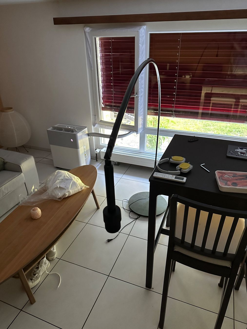 Ikea Lampes: Bogenlampe schwarz Metall wie neu – Neuf (Voir description) à Dotzigen par YGMT 2