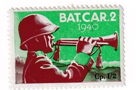 Soldaten Briefmarke