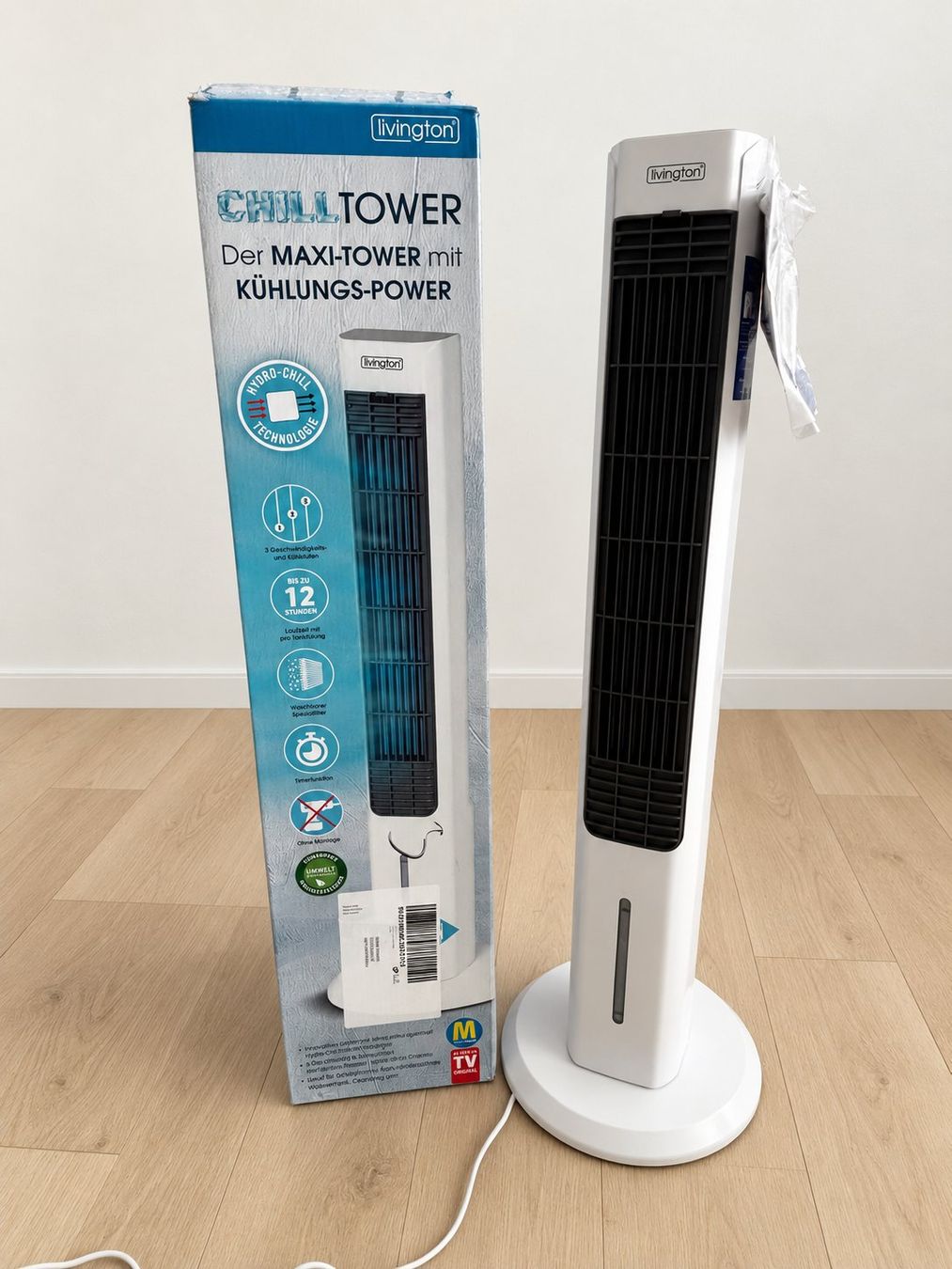 Livington Ventilatori: Livington ChillTower Luftkühler mit Wassertank – Usato da Hombrechtikon venduto da vansell 1