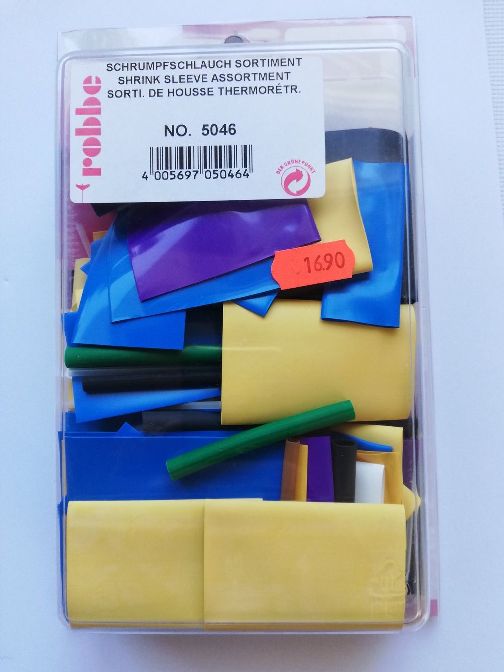 Modellismo RC: ROBBE Schrumpfschlauch-Sortiment Nr. 5046 – Nuovo e nell'imballaggio originale da Flüh venduto da AMS-Modellbau