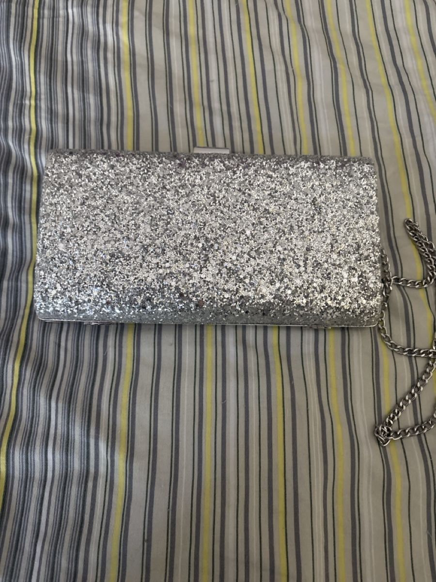 Anna Field Borse da donna: Abendtasche Anna Field silber glitzernd  – Usato da Hochfelden venduto da lor_xt2h 1