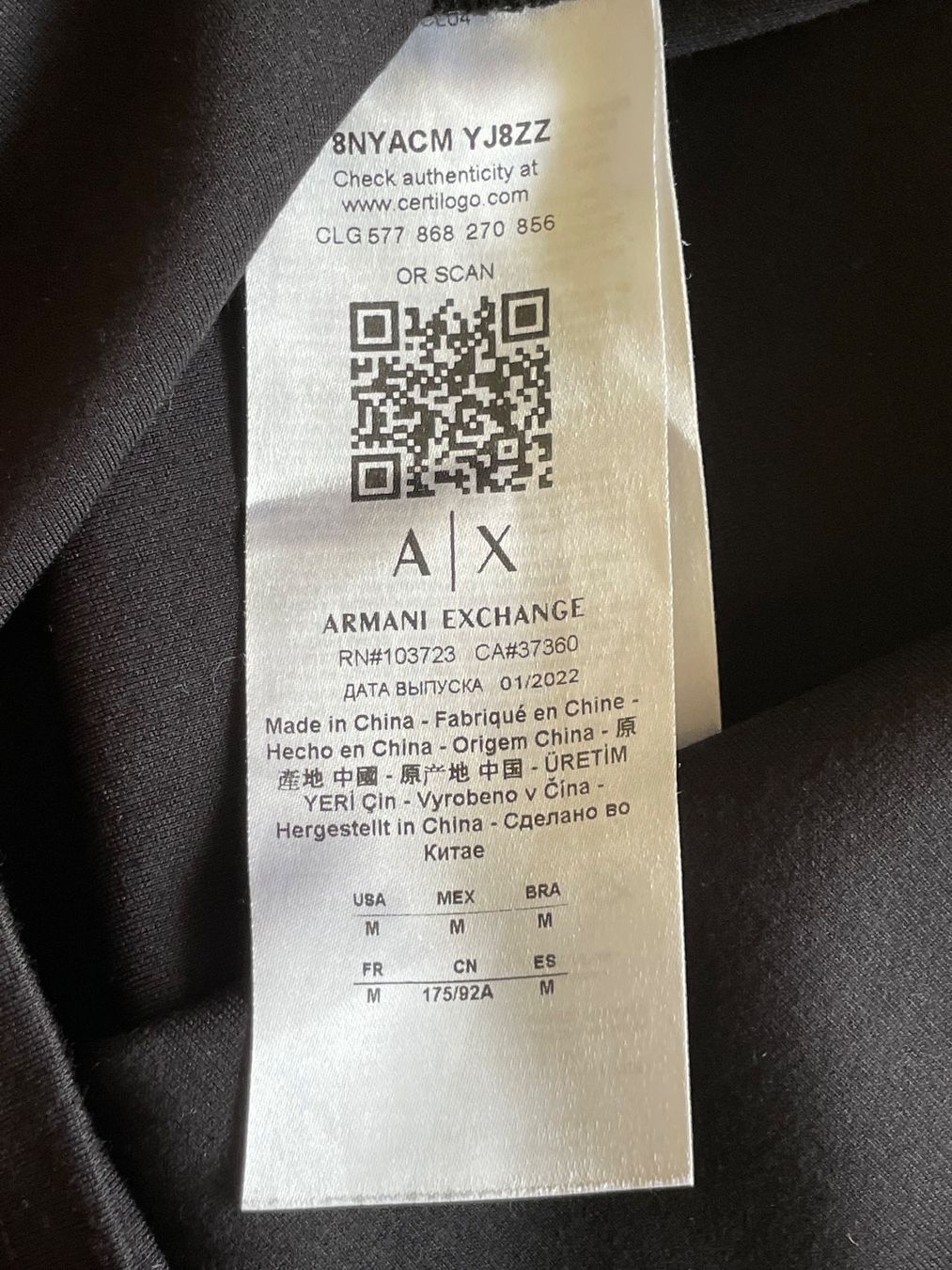 Armani Vestiti: Schwarzes Kleid ARMANI EXCHANGE aus Miami – Usato da Richterswil venduto da IrynaL 3
