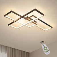 LED Deckenleuchte Dimmbar mit Fernbedienung Geometrisch