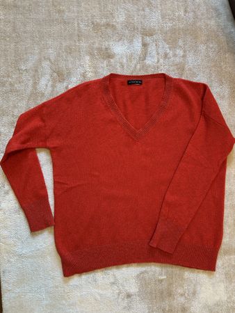 Maglione Etro rosso lurex taglia L