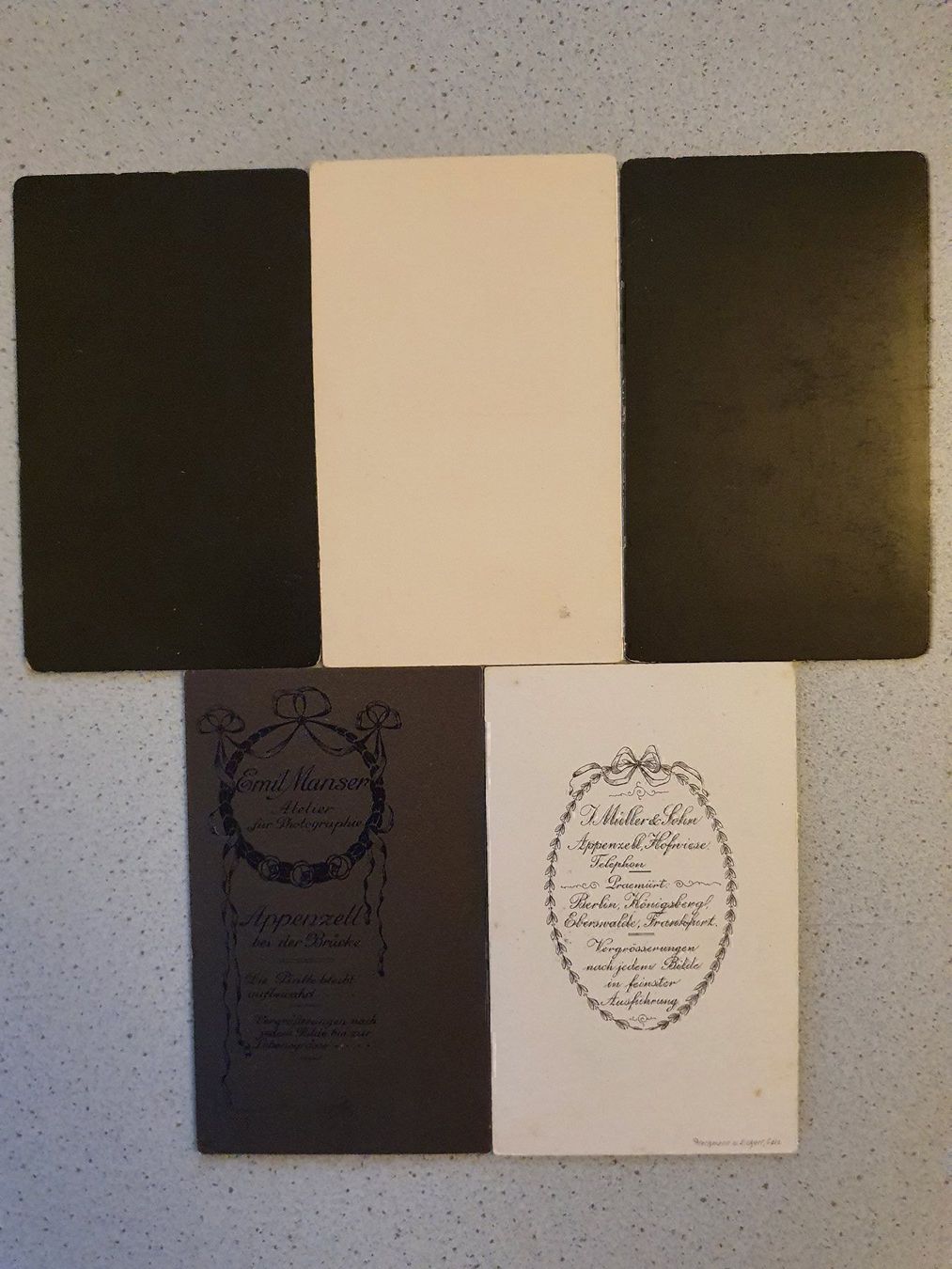 Foto & Immagini: 5 antike Kartonfotos / Kinder – Usato da Glattfelden venduto da sessa123 1