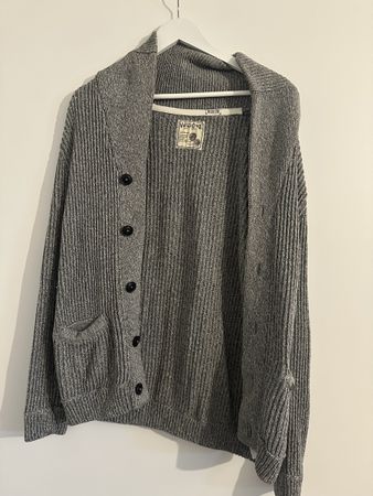 Grauer Strick-Cardigan von Vintage Cth&Co, Grösse M