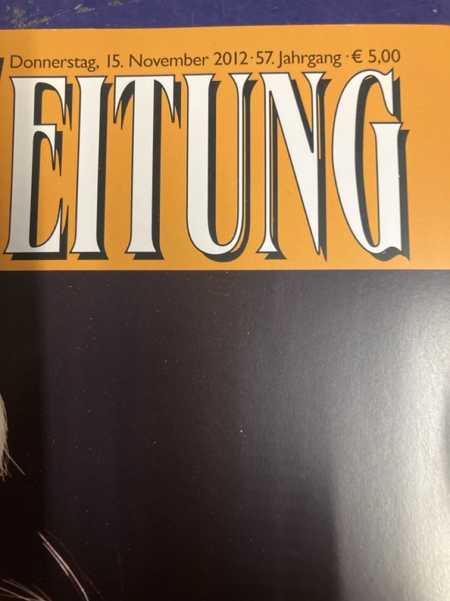 Riviste & Magazine: 1x Zirkus Zeitung 11/2012 – Usato da Erlenbach im Simmental! venduto da Simmentaler-Perlen 1